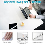 Goakwwuz Conference Room Table 8FT White Meeting Seminar Table Business Style Folding Training Flip Top Table for Office Conference,Metal Frame with Wheels (4, White) Goakwwuz