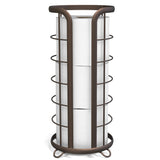 BROOKSTONE, Bronze Toilet Paper Holder, Freestanding Bathroom Tissue Organizer, Minimalistic Storage Solution, Modern & Stylish Design [Holds MEGA Rolls] Brookstone