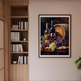 MOER SKY Wine Bar 5D Adult Diamond Art, DIY Diamond Art Painting Kits for Home Decor Canvas 12x16 inch MOER SKY