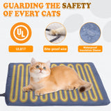 Rywell Heated Cat House for Outside Large,Super Insulated&Weatherproof,Heated Cat House for Cats, Elevated Heated Outdoor Cat House for Feral Cat with Waterproof Eaves,Timer & Temp Adjustable Rywell