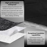 WILLOWYBE Outdoor Sauna Tent Pro - 4-Person, All-Weather, Insulated, Solid, Panoramic View, Easy Setup WILLOWYBE