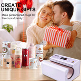 AKEYDIY Auto Tumbler Heat Press Machine, 30 OZ Tumbler Mug Heat Press Touch Screen, with Temp and Time Setting, Fast & Even Heating for 11-30oz Sublimation Tumblers, Mug, Cup (Purple Auto Mug Press) AKEYDIY