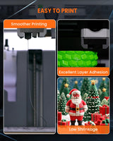 TECBEARS PLA 3D Printer Filament Bundle, 10 KG PLA Filament 1.75mm, Neatly Wound 3D Printing Filament, 1kg per Spool, 10 Pack, Black+White+Grey+Transparent+Red+Blue+Green+Orange+Wood+Gold TECBEARS