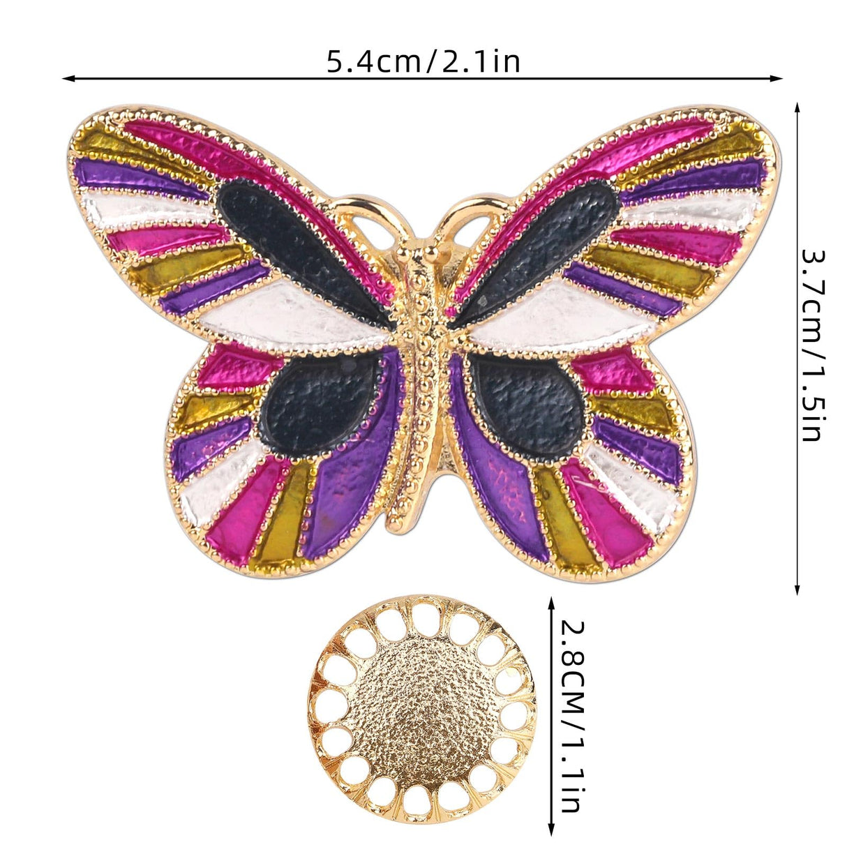 Gosknor Needle Minder Magnet, Butterfly Magnetic Needle Holder Magnetic Cross Stitch Accessories for Cross Stitch Embroidery Sewing Needlework Accessories Gosknor