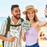 PYD Life 20 Pack Sublimation Church Fans Handheld Set Blanks Bulk 7" x 6.7" Paddle Plastic Double-Sided Printable Fans with 5" Frosted Plastic Handle for Favor Party Decoration PYD Life