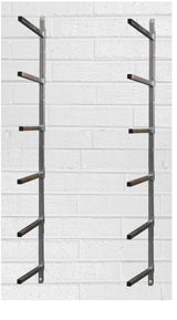 Manufacturer's Manufacturer, Inc. Bumper Parts Lumber Storage Rack, 6 Place Wall Mount Stationary Manufacturer's Manufacturer, Inc.