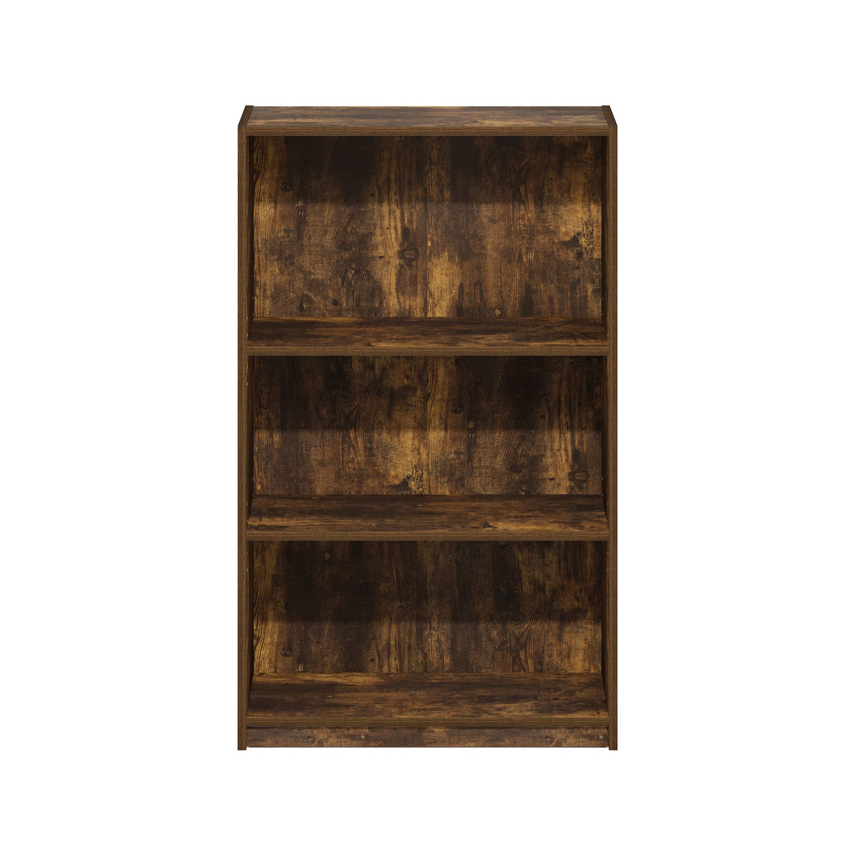 Furinno Jaya Simply Home Adjustable Shelf Bookcase, 3-Tier, Amber Pine Furinno