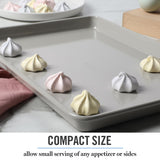 Martha Stewart Gallen 13 x 9 Inch Nonstick Carbon Steel Cookie Sheet - Cool Grey Martha Stewart