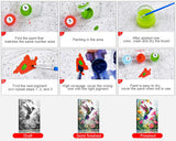 Rebotipy Paint by Numbers Kit for Adults Hummingbird Flower Floral Nature Bird Pattern Adult Paint by Number Kits on Canvas,DIY Oil Painting Kits for Home Wall Decor 16"x 20" Rebotipy