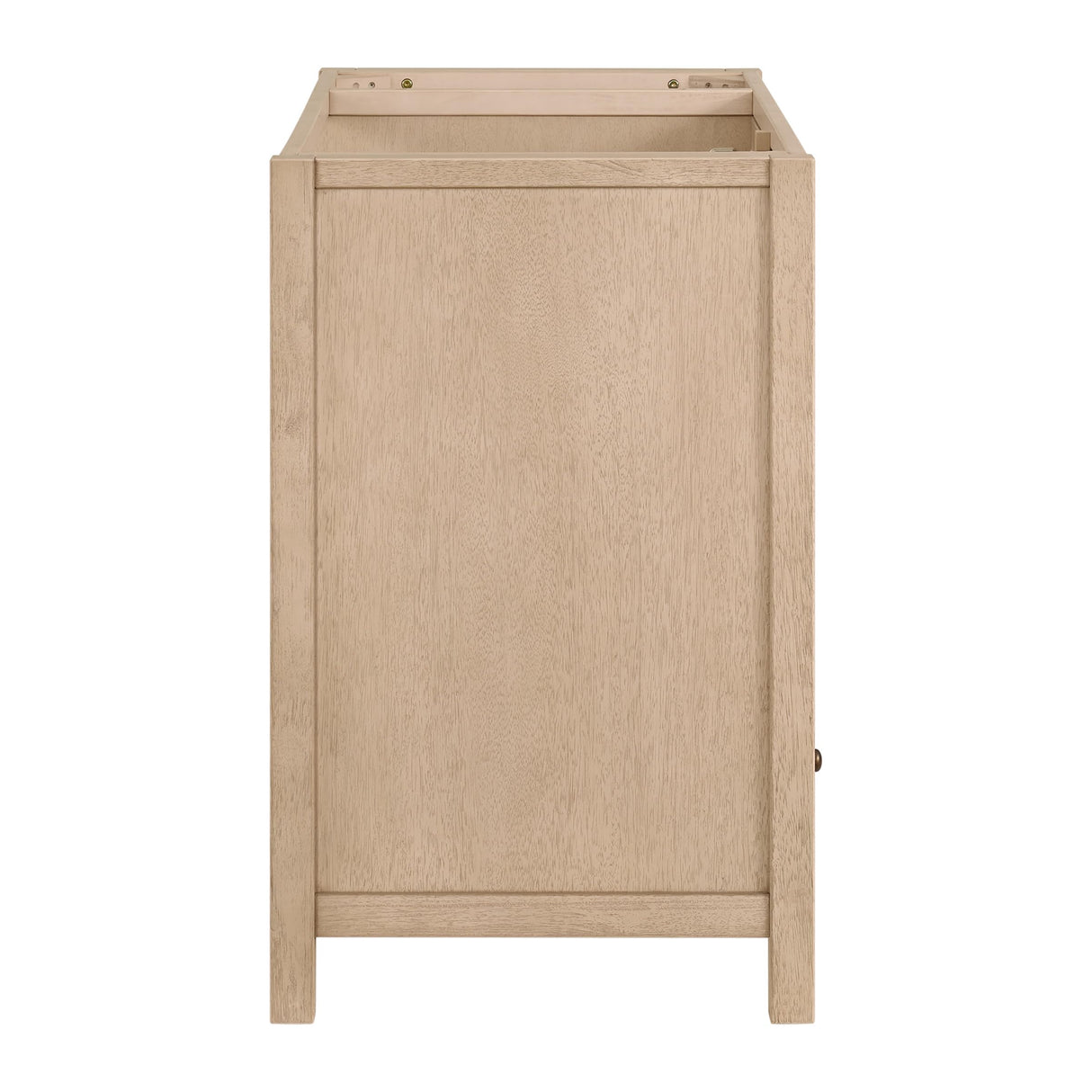 Alaterre Furniture Lucca 48 Inch Bathroom Vanity - Freestanding Cabinet Without Sink - Wood Bathroom Vanity with Large Bottom Drawer, 3 Small Drawers, and Soft-Close Doors (Natural) Alaterre Furniture