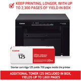 Canon imageCLASS MF3010 VP Wired Monochrome Laser Printer with Scanner, USB Cable included, Black Canon