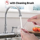 Meat Injector Syringe - 3 Marinade Injector Needles for BBQ Grill, Premium Portable Turkey Injector kit for Smoker,Marinades Injector for Meats With 1oz Large Capacity 1 Brush Easy to Use & Clean Red Kingsmile