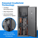 SecureIt Agile Model 52 - Modular Fast Access Gun Safe. Easy delivery via UPS, Ships Flat, assembles Anywhere. New Biometric Keypad for Convenience. Larger Buttons for Fast Access Ease. SecureIt