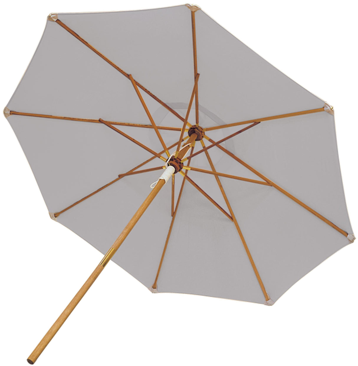 Royal Teak Collection UMBW 10-Foot Deluxe Umbrella, Granite Royal Teak Collection