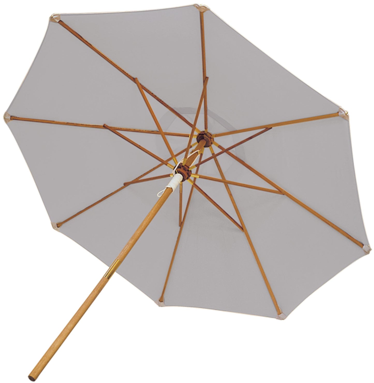 Royal Teak Collection UMBW 10-Foot Deluxe Umbrella, Granite