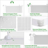 C&AHOME Cube Storage Organizer, 16-Cube Shelves Units, Plastic Storage Cubes, DIY Closet Organizer, Modular Closet Storage Shelves Ideal for Home, Bedroom, 48.4" L × 12.4" W × 48.4" H Milky UPCS16M C&AHOME