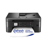 Brother MFC-J1012DW Wireless Colour Inkjet All-in-One Printer with Mobile Device and Duplex Printing, for Home Office and Personal Use, Refresh Subscription Ready Brother