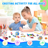 Kids Sea Shell Painting Kit, Arts & Crafts Gifts for Boys Girls, DIY Creative Activity Art Toys with Refrigerator Magnets, Kids Christmas Birthday Gifts Children Toys for Ages 5 6 7 8 9 10 Year Olds WODEER