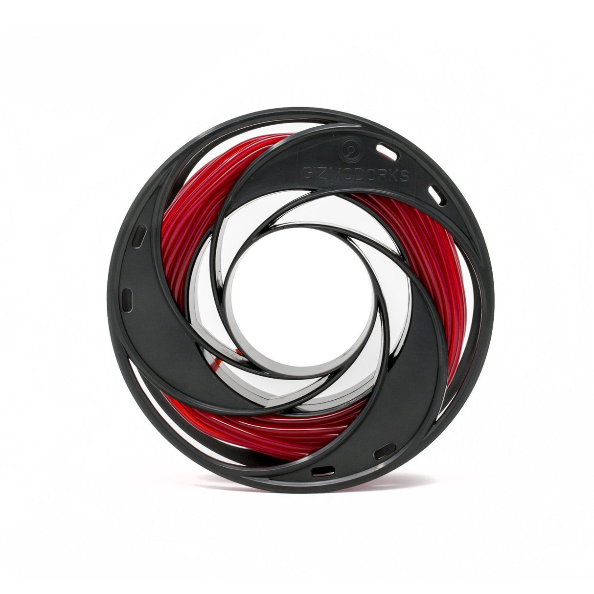 Gizmo Dorks Flexible TPU Filament for 3D Printers 1.75mm 200g, Red Gizmo Dorks