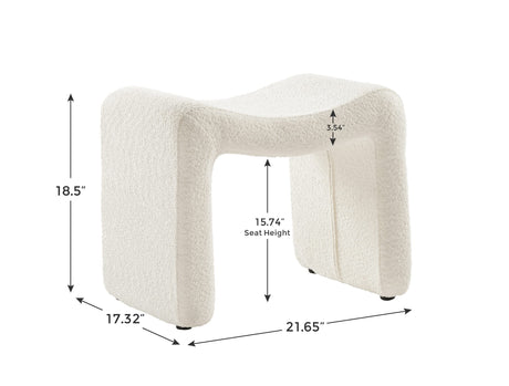 VANOMi Small Footstool Ottoman, Multi-Functional Modern Foot Stool, Sofa Footrest Extra Seating for Living Room, Entryway, Hallways and Bedrooms VANOMi