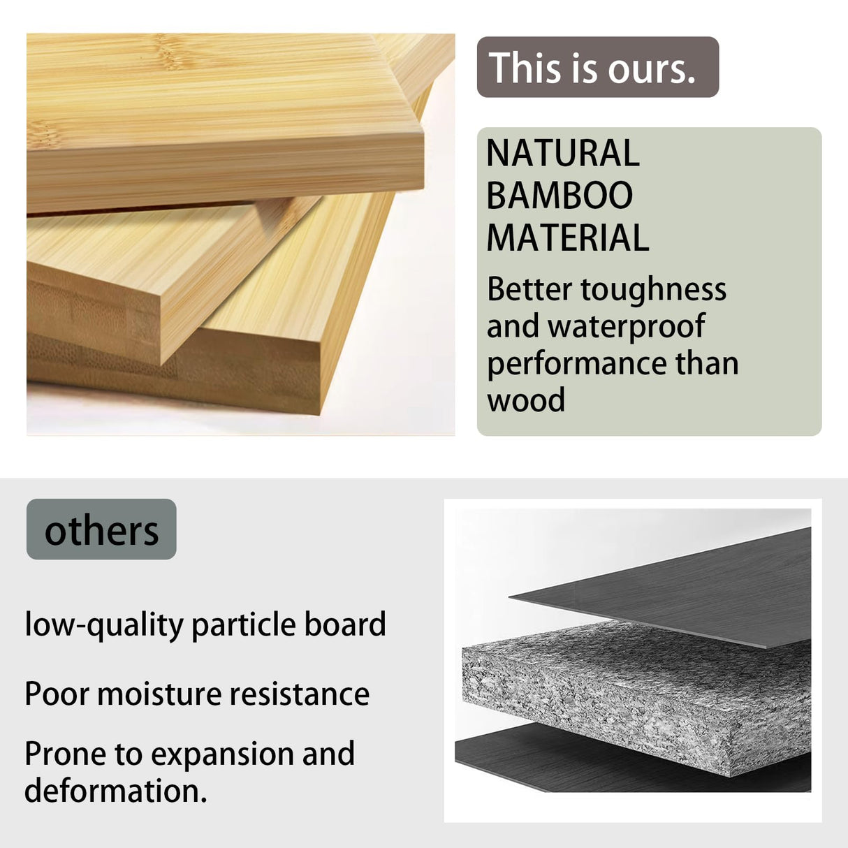 Baveke Bamboo Garment Rack 9 Tier Storage Shelf Coat Clothes Hanging Rack, Portable Wardrobe Closet Organizer With Top Shelf, Shoe Storage Shelves for Bedroom (Natural - 74.8 in) Baveke