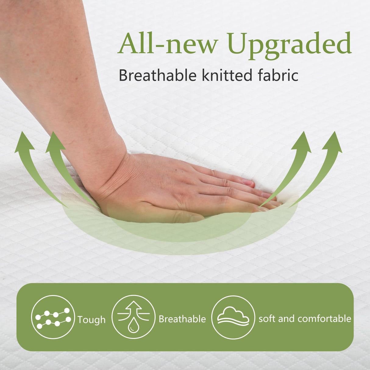 BestMassage 12 Inch Gel Memory Foam Mattress for Cool Sleep & Pressure Relief, Medium Firm Single Twin Mattress for Kids, Bed-in-a-Box, CertiPUR-US Certified,White BestMassage