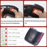 Mershca Cordless Electric Fillet Knife, with 5 Ti-Nitride S.S. Coated Non-Stick Reciprocating Blades & Cooling Hole Non-Slip Grip Handle & Practical handbag, Rechargeable Electric Knife for Fishing Mershca