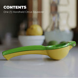 Culinary Elements Metal Lemon and Lime Squeezer: Manual Press, Easy to Use Citrus Juicer, Dishwasher Safe 1 pack Jacent