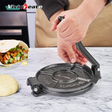 Vivicreate Tortilla Press,Tortilla Maker, Dough Press,Flour Tortilla press, Rotis Press, Quesadilla,Tortilla Makers (7.5 inch) vivicreate