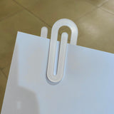 Sublimation Blank Thermal Acrylic Single-Sided White Approximate 4 x 2 Inch Jumbo Paper Clips 10 Packs Generic