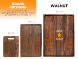 Refine Kitchenware Extra Large Walnut Personalized Cutting Board | Monogrammed Walnut Cutting Board, Christmas Gift, Anniversary Gift, 100% Made In WoodArtSupply