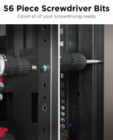 AVID POWER Drill Bit Set, Titanium Twist Brad Point Drill Bits for Drill/Driver, Drill and Screwdriver Bits Combo Kit with Case for Metal, Wood, Concrete and Masonry, 100 Pieces AVID POWER