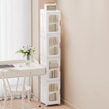 CXCJAI Slim Multi-Functional Storage Cabinet with Adjustable Shelves CXCJAI