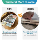 Playboda 1500 Pieces Rotating Plastic Puzzle Board with Drawers and Cover, 35"x27" Portable Jigsaw Puzzle Table for Adults, Lazy Susan Spinning Puzzle Boards, Multicolor (Patent Design) Playboda