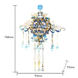 MU 3D Metal Puzzles Model Kits Building for Adult to Build Scented Sachet A, Ancient Palace Miniature Assembling, Birthday DIY Gifts and Home Decor MU