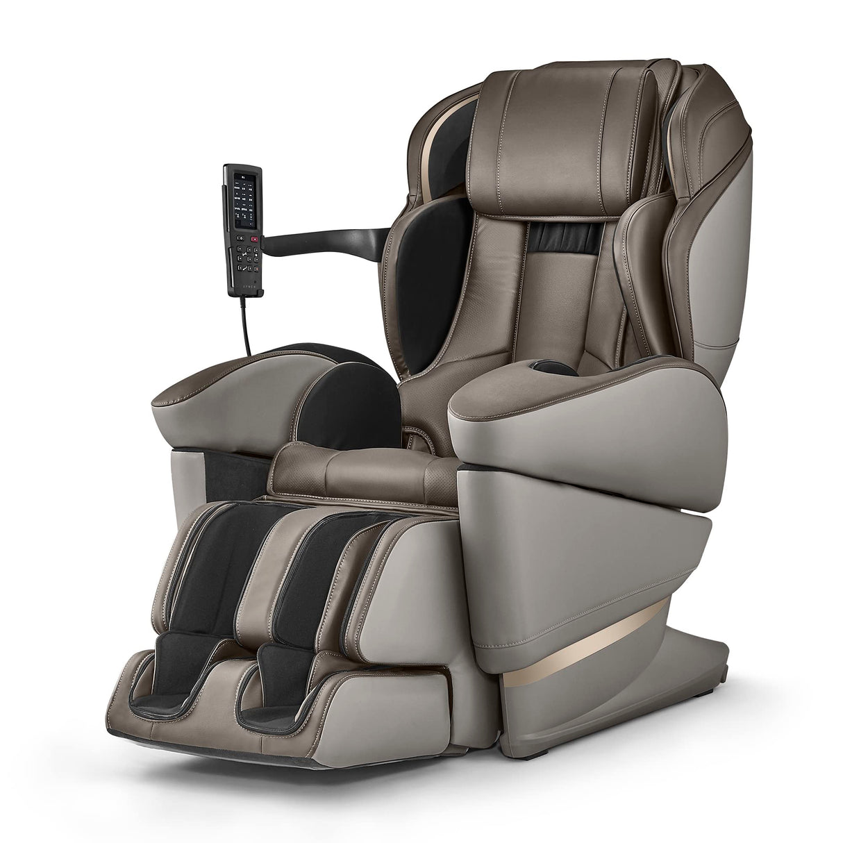 Synca Wellness JP3000-5D Ai Deluxe Zero Gravity Massage Chair | Ai Body Scan | Full Body Stretch | Dual Heat Therapy | 98 Massage Techniques & 38 Auto Courses (Smoke Beige) Synca Wellness