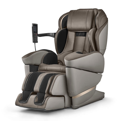 Synca Wellness JP3000-5D Ai Deluxe Zero Gravity Massage Chair | Ai Body Scan | Full Body Stretch | Dual Heat Therapy | 98 Massage Techniques & 38 Auto Courses (Smoke Beige) Synca Wellness