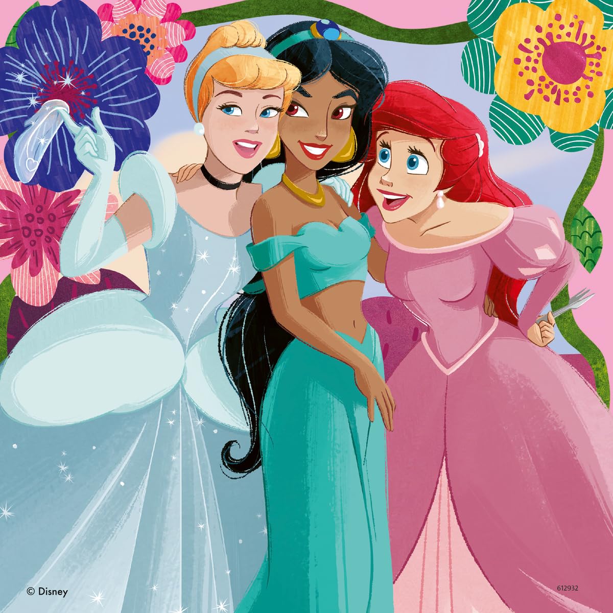 Ravensburger Disney Princess: Girl Power! 3x49 Piece Jigsaw Puzzle Set for Kids - Screen-Free Activity Boosts Concentration and Focus Ravensburger