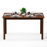 Furinno Tioman Outdoor Dining Table, Natural 35.5"D x 59.0"W x 29.0"H Furinno