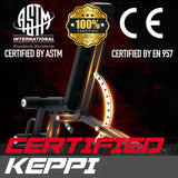 Keppi 1200LB Weight Bench, Heavy Duty Bench1000 PRO Adjustable Workout Bench Press Set for Home Gym Strength Training, Removable Foot Catch for Incline Flat Decline Sit Up Bench for Full Body Fitness Keppi