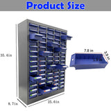 TECHTONGDA Bolt and Nut Tool Storage Steel Cabinet 75 Drawers Parts Cabinet Hardware Organizer and Storage Organization Shelves with Dividers Assortment KIT TECHTONGDA