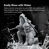 phrozen 3D Printer Water-Washable Rapid Resin [Tough Gray], 405nm LCD UV-Curing Photopolymer Resin, Strong Impact Resistance, High Flexibility, Low Odor, Non-Brittle, Easy to Clean and Cure (1KG) phrozen