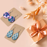 1250 Pieces Sublimation Earring Blanks Bulk DIY Jewelry Craft Making Kit with 250 Earing Hooks 250 jump Rings 250 Ear Plugs,125 Earring Cards Holder and Clear Package Bags for Birthday Gifts Supplies SENONAPO