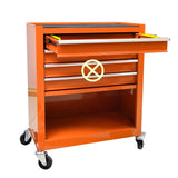 ApparelChic Tool Chest, 4 Drawer Rolling Tool Storage Cabinet with Detachable Top Tool Box, Multifunctional Tool Chest Cart for Garage, Warehouse, Repair, Shop, Workshop ApparelChic