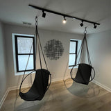 Aheucndg 1700 lb Capacity Hammock Hanging kit, 2 Pack M10 Premium Heavy Duty Pad Eye Hooks + 2 Pack Snap Hooks and 8 Pack Heavy Duty Screws for Outdoor Indoor Activity. Aheucndg