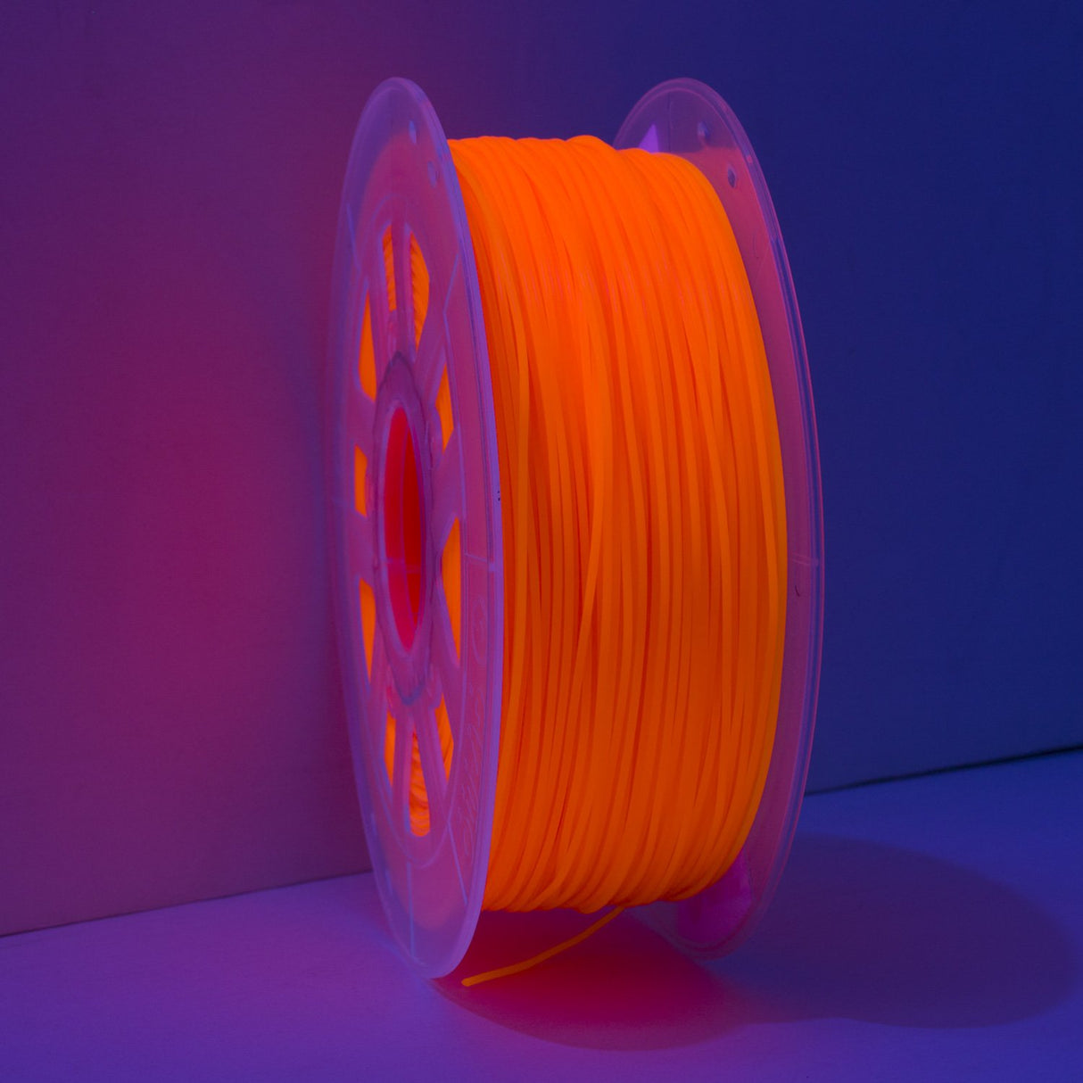 Gizmo Dorks 3mm (2.85mm) PLA Filament 1kg / 2.2lb for 3D Printers, Fluorescent Orange (UV Light) Gizmo Dorks
