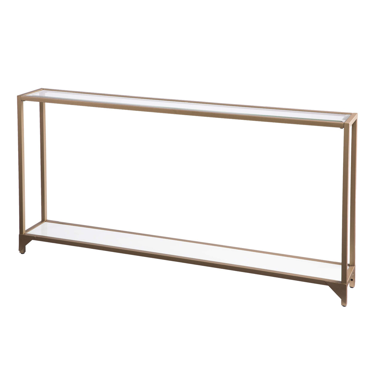 SEI Furniture Bergen Narrow Metal Console Table, Gold SEI Furniture
