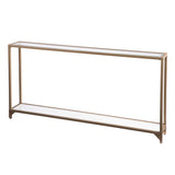 SEI Furniture Bergen Narrow Metal Console Table, Gold SEI Furniture