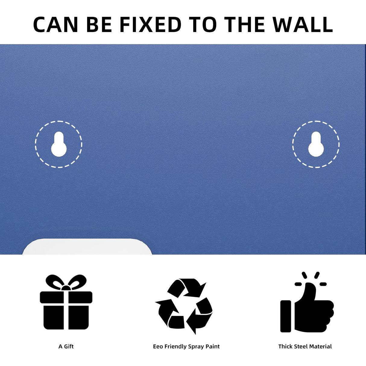 BUTISOW Metal Locker, Lockable Storage Cabinet With Shelf, 24" H Organizer for Kids Bedroom, School, Office, Playroom, Daycare, Garage (Blue) BUTISOW