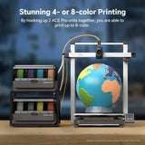 Anycubic ACE Pro Multi Color 3D Printer Filament Dryer Box, Not for Anycubic Kobra S1, Only Compatible with Kobra 3 Max, Filament Auto Backup and Intelligent Identification ANYCUBIC